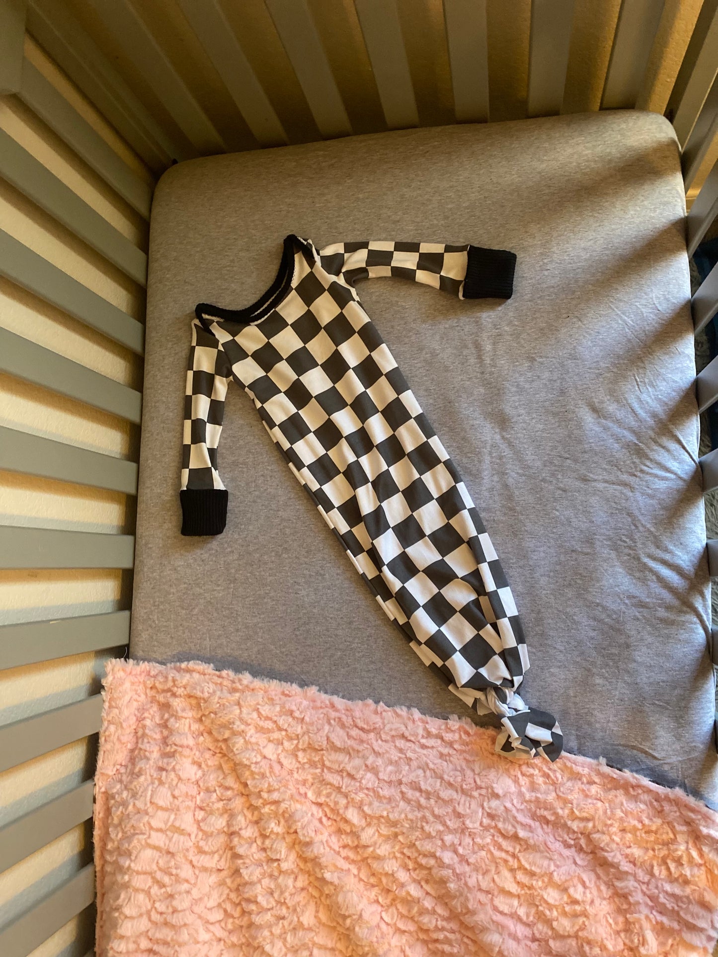 Checkered Knot Gown